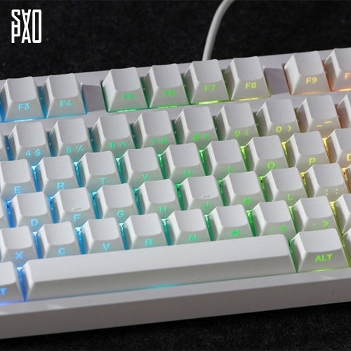 Ŀ ü LED Űĸ /ȭƮ PBT ߻ (130Ű)